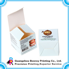 Offset printing laminated snap bottom paper box cosmetic